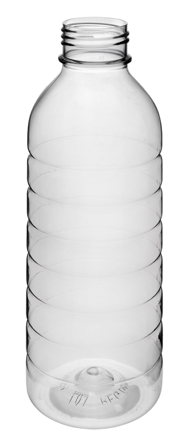 Chemical bottle 1000ml 45TE PET clear